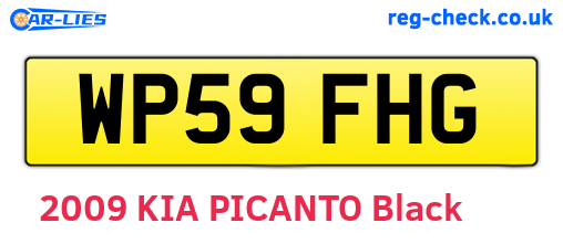 WP59FHG are the vehicle registration plates.