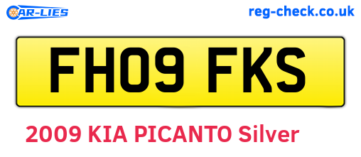 FH09FKS are the vehicle registration plates.