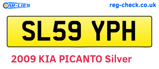 SL59YPH are the vehicle registration plates.