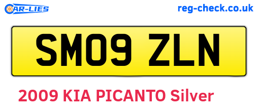 SM09ZLN are the vehicle registration plates.