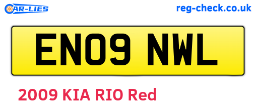 EN09NWL are the vehicle registration plates.