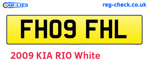 FH09FHL are the vehicle registration plates.