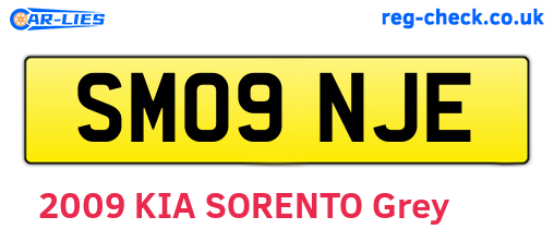 SM09NJE are the vehicle registration plates.
