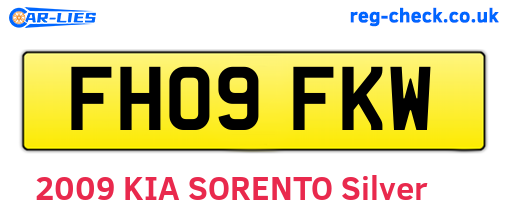 FH09FKW are the vehicle registration plates.