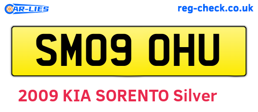 SM09OHU are the vehicle registration plates.