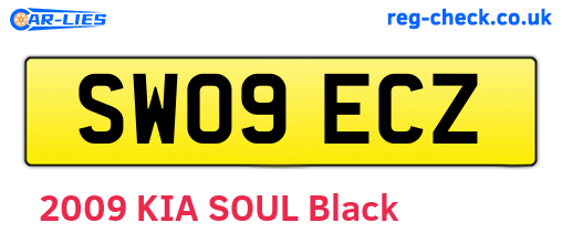 SW09ECZ are the vehicle registration plates.
