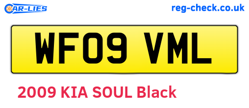 WF09VML are the vehicle registration plates.
