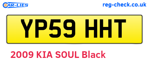 YP59HHT are the vehicle registration plates.