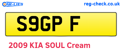 S9GPF are the vehicle registration plates.