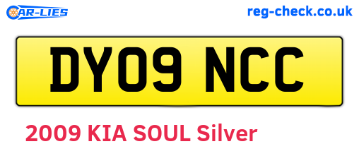 DY09NCC are the vehicle registration plates.