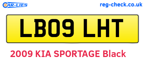 LB09LHT are the vehicle registration plates.