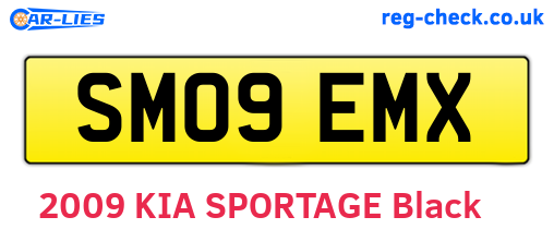 SM09EMX are the vehicle registration plates.