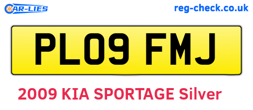 PL09FMJ are the vehicle registration plates.
