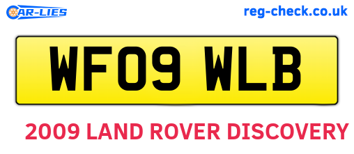 WF09WLB are the vehicle registration plates.