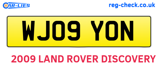 WJ09YON are the vehicle registration plates.