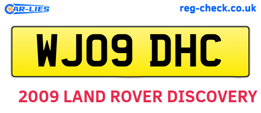 WJ09DHC are the vehicle registration plates.