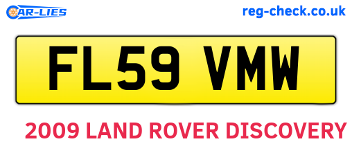 FL59VMW are the vehicle registration plates.