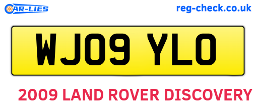 WJ09YLO are the vehicle registration plates.