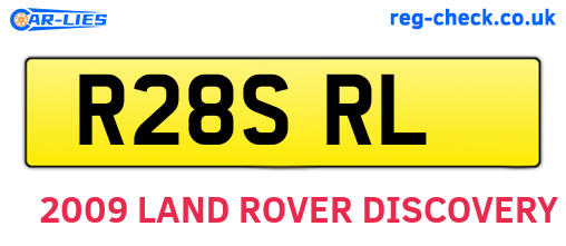 R28SRL are the vehicle registration plates.