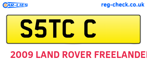 S5TCC are the vehicle registration plates.