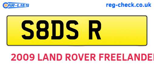 S8DSR are the vehicle registration plates.