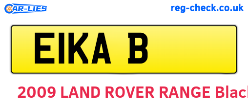 E1KAB are the vehicle registration plates.