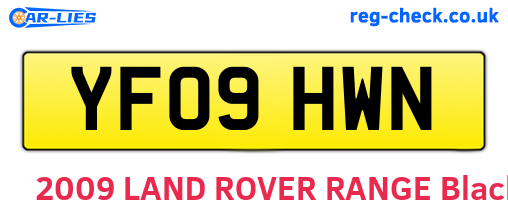 YF09HWN are the vehicle registration plates.