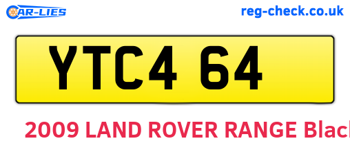 YTC464 are the vehicle registration plates.