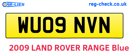 WU09NVN are the vehicle registration plates.