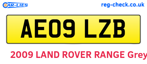 AE09LZB are the vehicle registration plates.