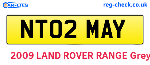 NT02MAY are the vehicle registration plates.