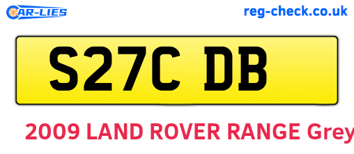 S27CDB are the vehicle registration plates.