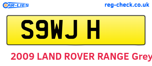 S9WJH are the vehicle registration plates.