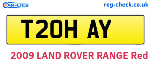 T20HAY are the vehicle registration plates.