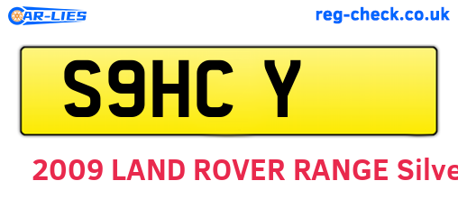 S9HCY are the vehicle registration plates.