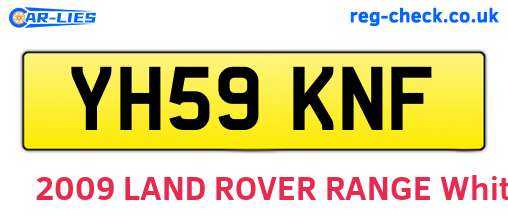 YH59KNF are the vehicle registration plates.