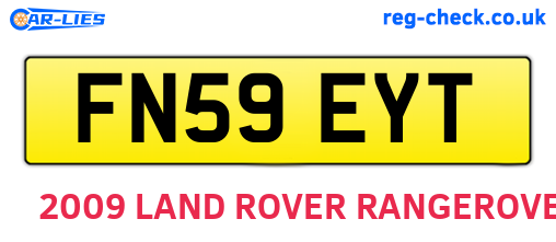 FN59EYT are the vehicle registration plates.