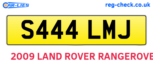 S444LMJ are the vehicle registration plates.