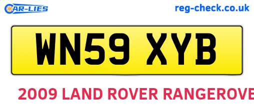 WN59XYB are the vehicle registration plates.
