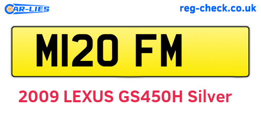 M12OFM are the vehicle registration plates.