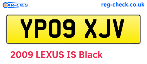 YP09XJV are the vehicle registration plates.