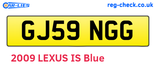 GJ59NGG are the vehicle registration plates.