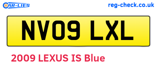 NV09LXL are the vehicle registration plates.