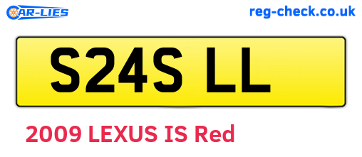S24SLL are the vehicle registration plates.