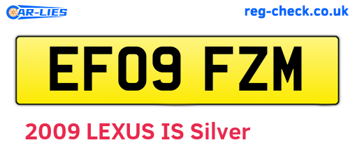 EF09FZM are the vehicle registration plates.