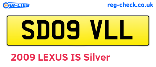 SD09VLL are the vehicle registration plates.
