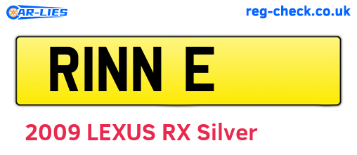 R1NNE are the vehicle registration plates.