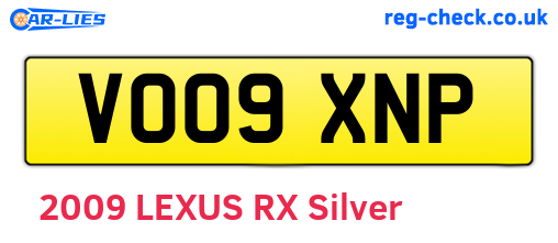 VO09XNP are the vehicle registration plates.