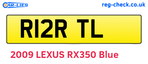 R12RTL are the vehicle registration plates.