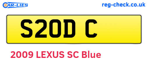 S2ODC are the vehicle registration plates.